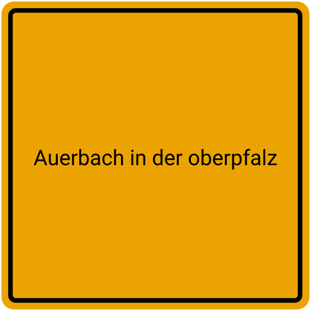 Meldebestätigung Auerbach in der Oberpfalz